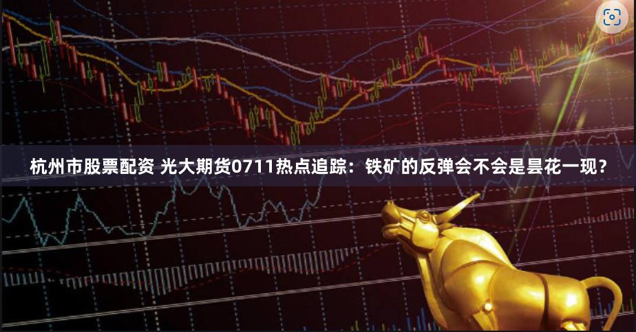 杭州市股票配资 光大期货0711热点追踪：铁矿的反弹会不会是昙花一现？
